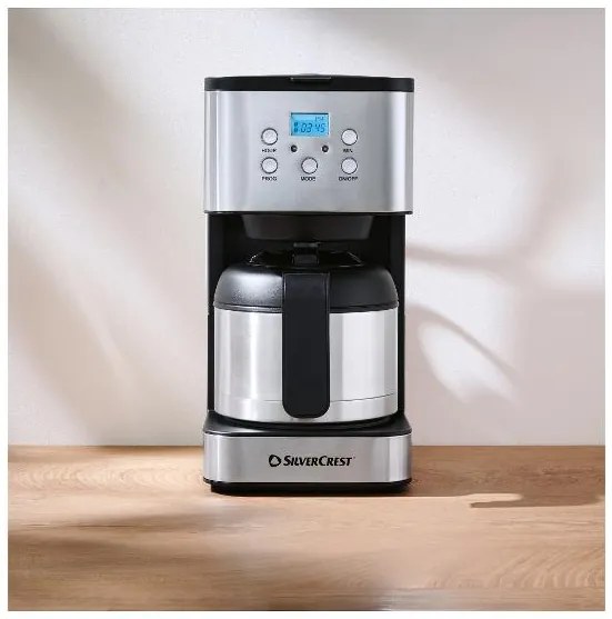 Silvercrest® Kávovar na filtrovanú kávu + Napeňovač mlieka EDS SMA 500 H1 (800011599)