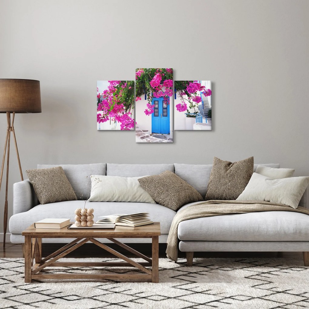 Obraz - Tradičný grécky dom (90x60 cm)