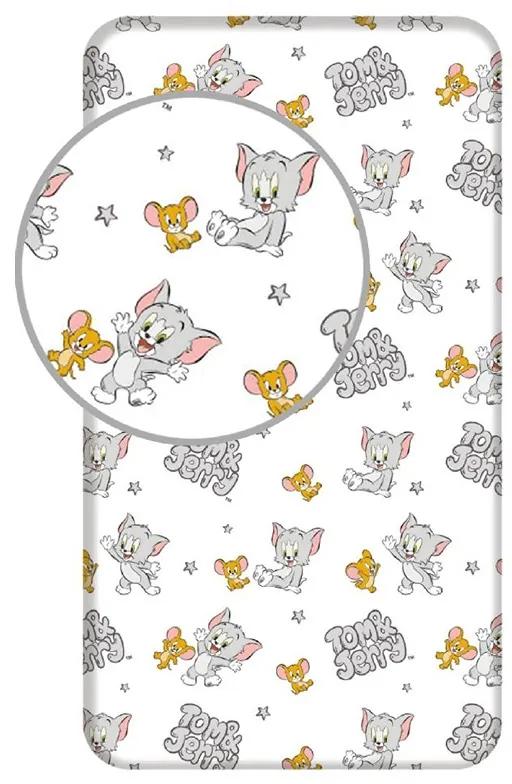 Detská plachta Tom a Jerry 01 90x200 cm 100% bavlna