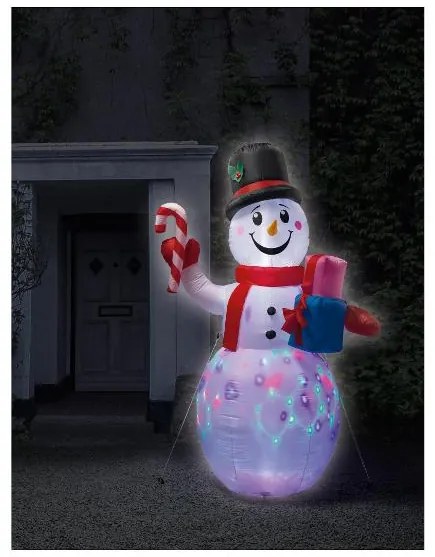 Livarno home Samonafukovacia vianočná LED figúrka (snehuliak) (100393835)