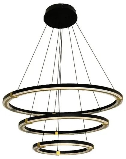 LED Stmievateľný luster na lanku LED/235W/230V 3000-6500K + diaľkové ovládanie