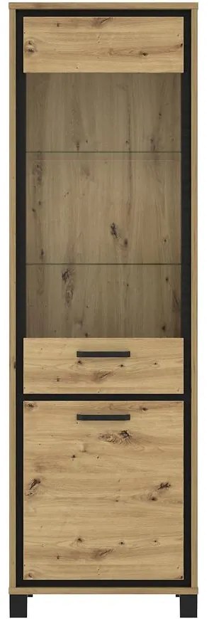 Vitrína L/P Trondheim 2D TDHV712 Dub Artisan