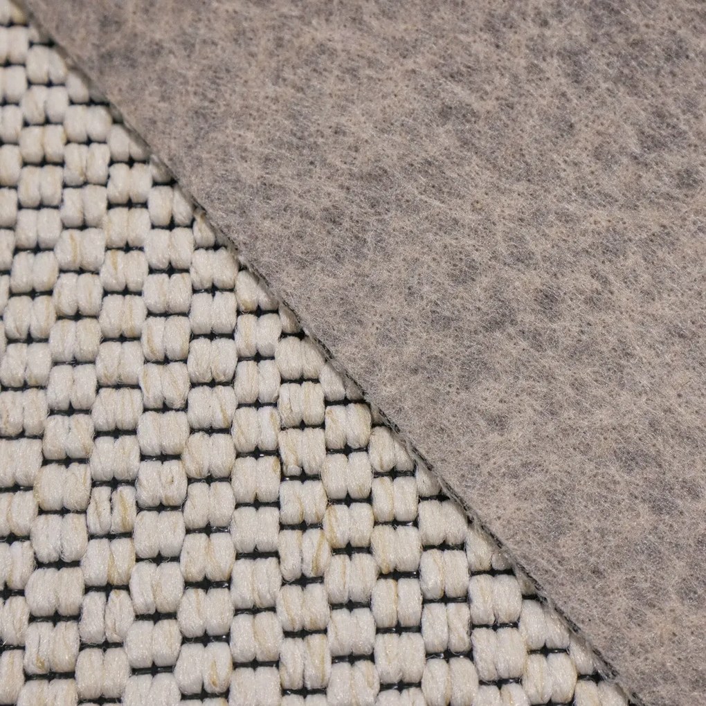 Timzo, Metrážny koberec Nature cream - neúčtujeme odrezky z rolky, na mieru, šíře 1,33m,1m,2m,3m,4m,5m,na mieru, neúčtujeme odrezky, biela, filc, chodba / predsieň