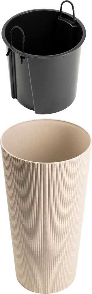 Květináč URBANIKA Coffee 57,1x29,5 cm béžový