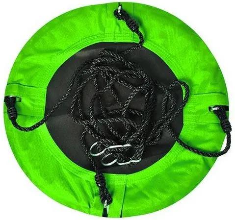 Závesný hojdací kruh pre deti  v zelenej farbe