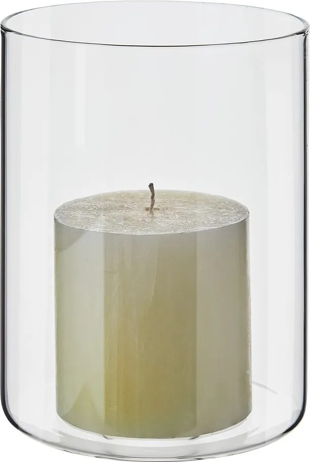 SIMPLY Lampáš sklenený 20 cm - číra
