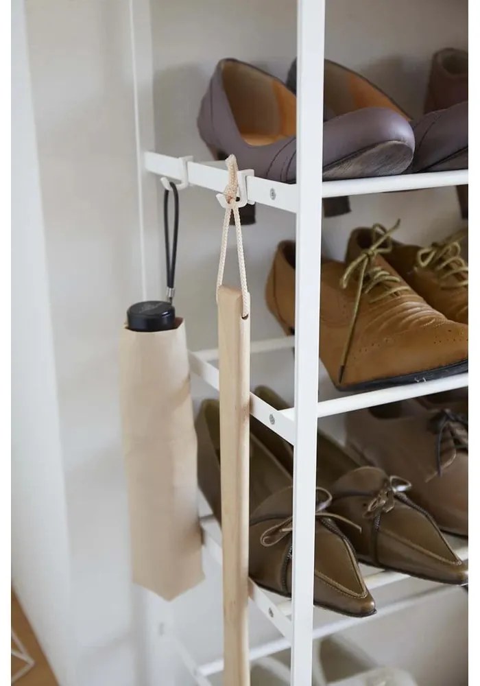 Biela kovová skrinka na topánky Tower – YAMAZAKI