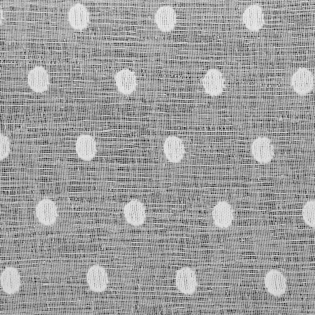 ZÁVES NA KRÚŽKOCH HANIA 140X250 CM BIELA