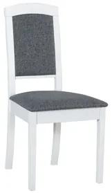 Jedálenská stolička ROMA 14 Biela Tkanina 31B