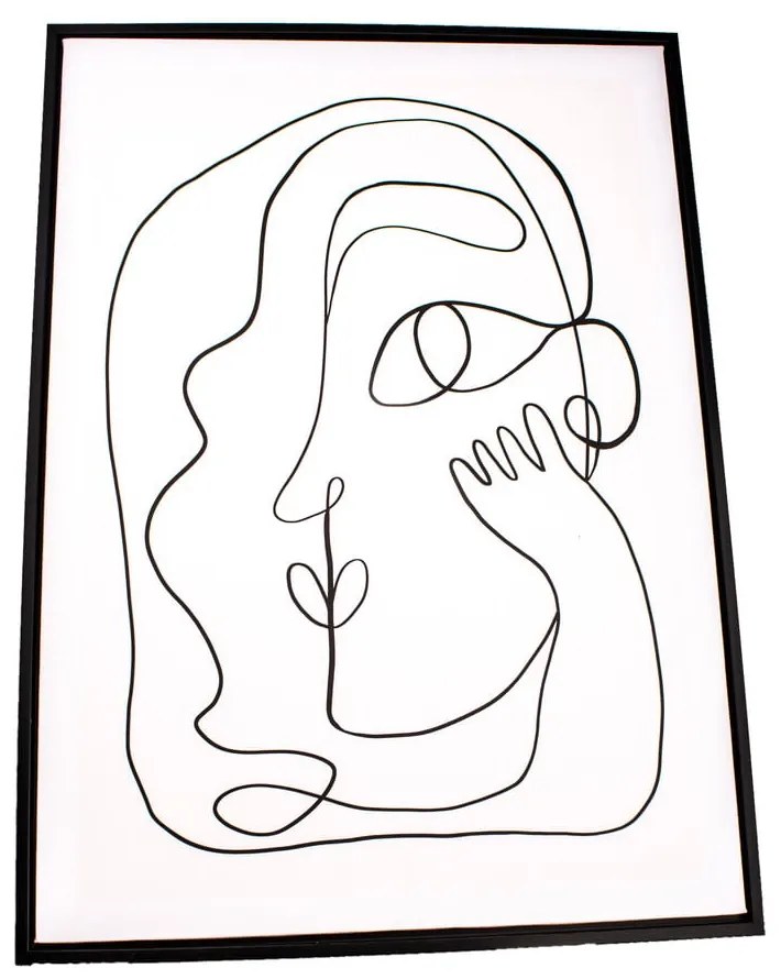 Nástenný obraz v ráme Dakls Silhouette, 45 x 60 cm