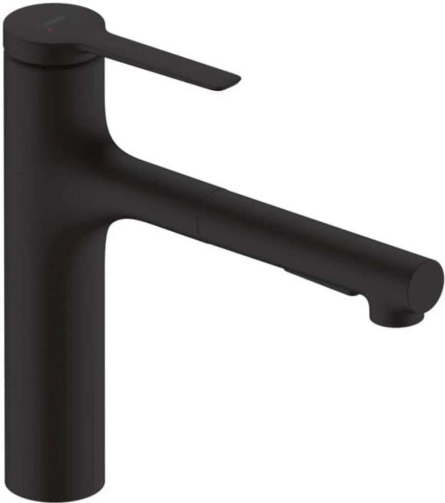 Hansgrohe Zesis M33, drezová batéria 160, s výsuvnou spŕškou, čierna matná, HAN-74801670
