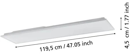 Eglo 99549 - LED Stmievateľné stropné svietidlo HERRORA-Z LED/31,5W/230V 2700-6500K