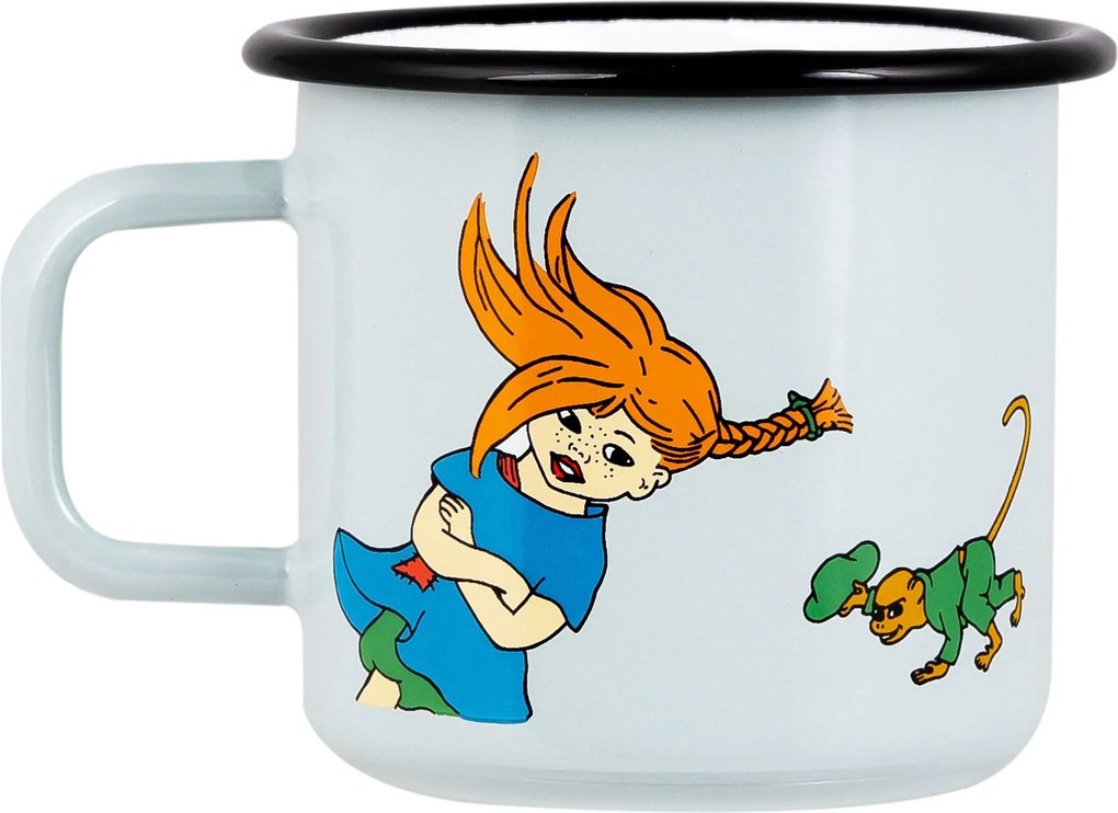 Hrnček Muurla Pippi Dlhá pančucha Pippi má narodeniny 370 ml
