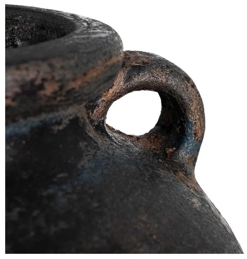 Tmavohnedá terakotová vysoká váza (výška 60 cm) Artem – Ixia