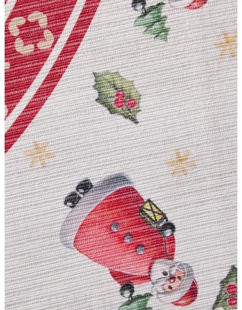 Červený okrúhly koberec s vianočným motívom ø 160 cm Toy's Delight Santa Claus – Villeroy&Boch