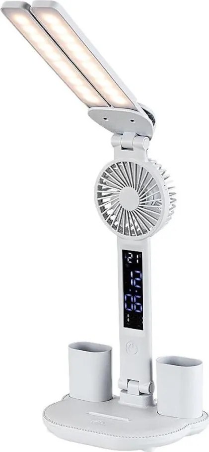 Rabalux 74030 - LED stmievateľná stolová lampa s ventilátorom NOVILO LED/7W/5V