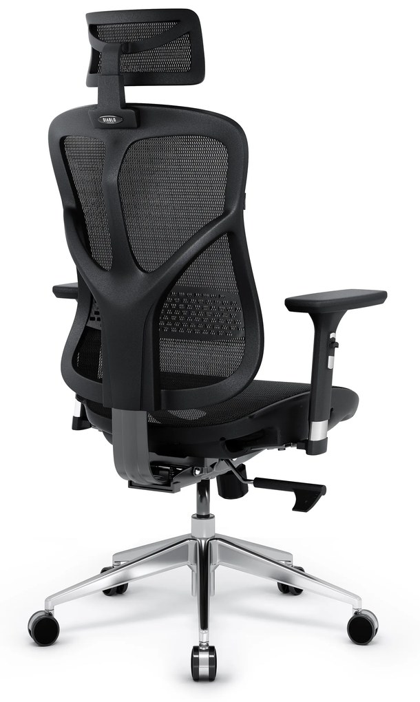 Kancelárska ergonomická stolička Diablo V-Basic, čierna