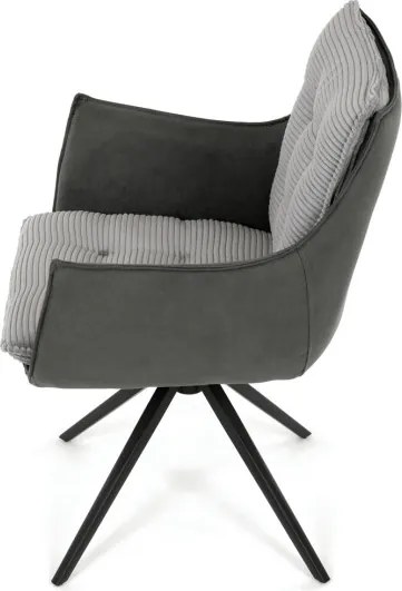 Jedálenská stolička sivá DCH-D1345 GREY2