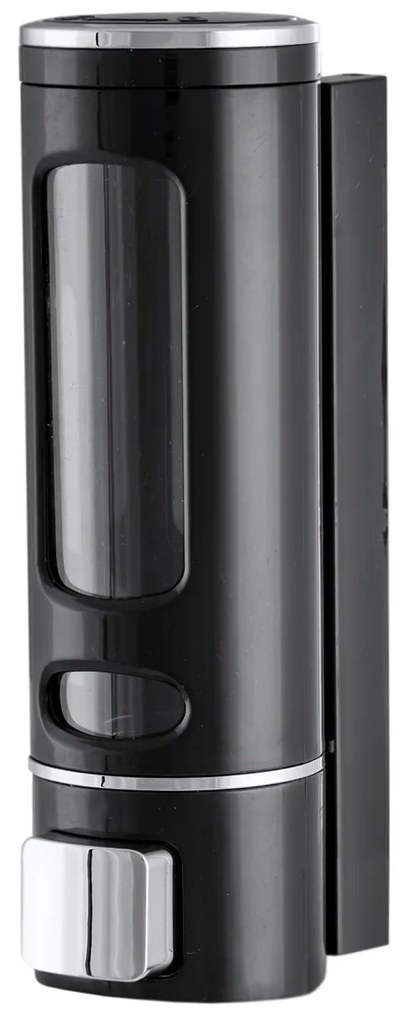 Gamma Gamma, nástenný dávkovač mydla 400ml, čierna, GMA-DOZS-BK