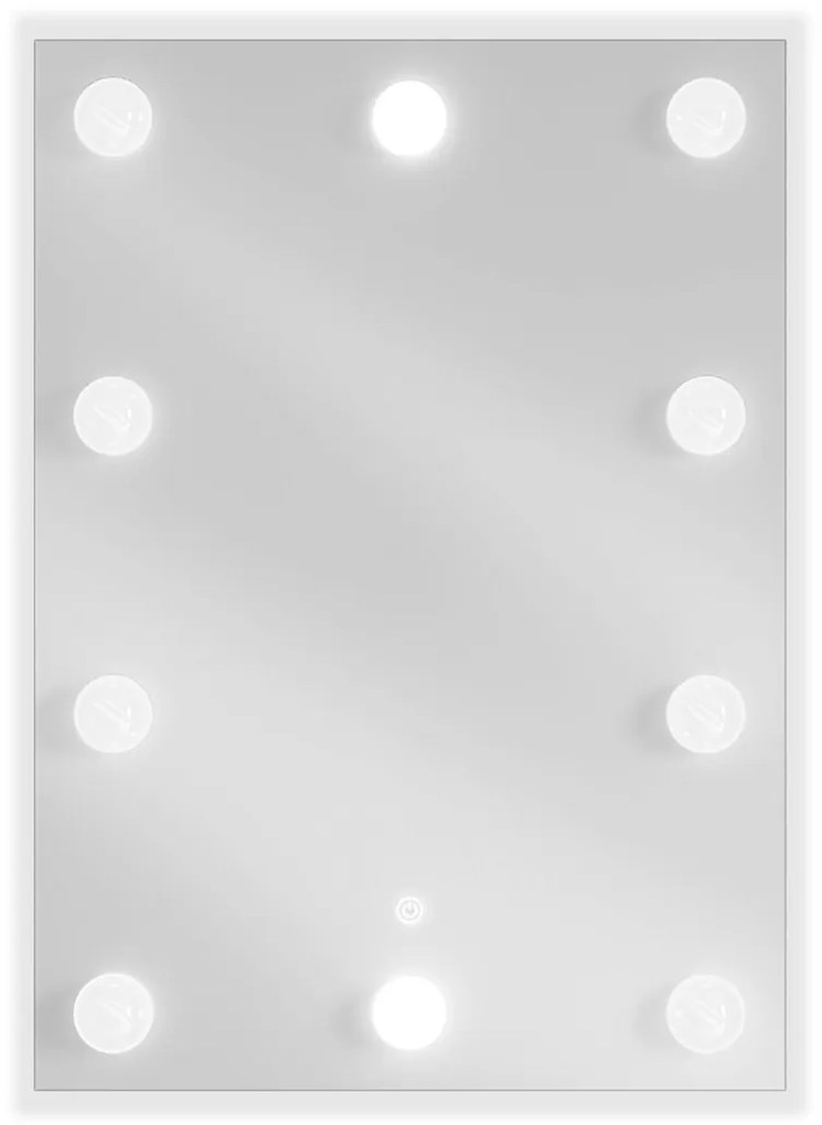 Mexen Dona, LED kúpeľňové zrkadlo s podsvietením 50 x 70 cm, 6000K, ochrana proti zahmlievaniu, 9818-050-070-611-00