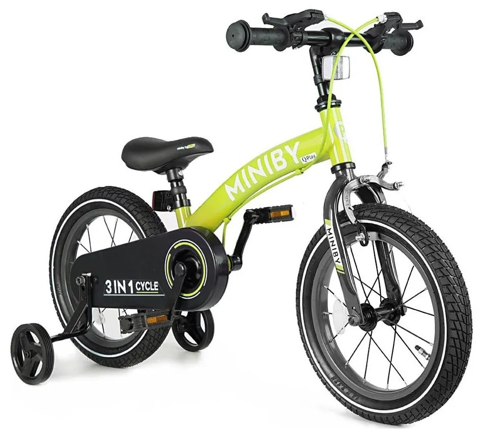 QPLAY Bicykel Miniby 3v1 Green