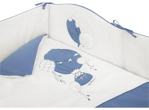 BELISIMA 5-dielne posteľné obliečky Belisima Ballons 90/120 modré
