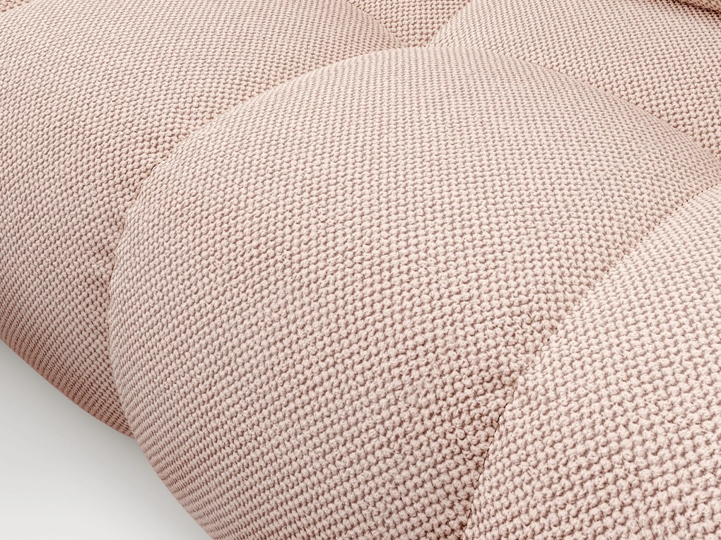 Rohová sedacia súprava Sopran (pudrová) (L). Akcia -20%. Vlastná spoľahlivá doprava až k Vám domov. 1098093