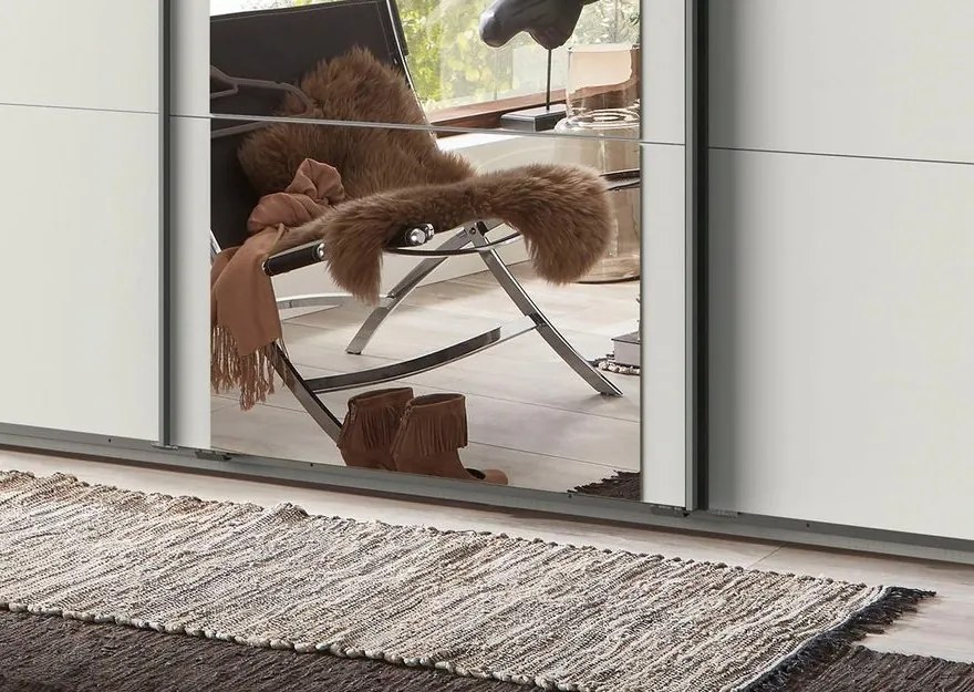 Šatníková skriňa Bern, šírka 270 cm/výška 208 cm, biela