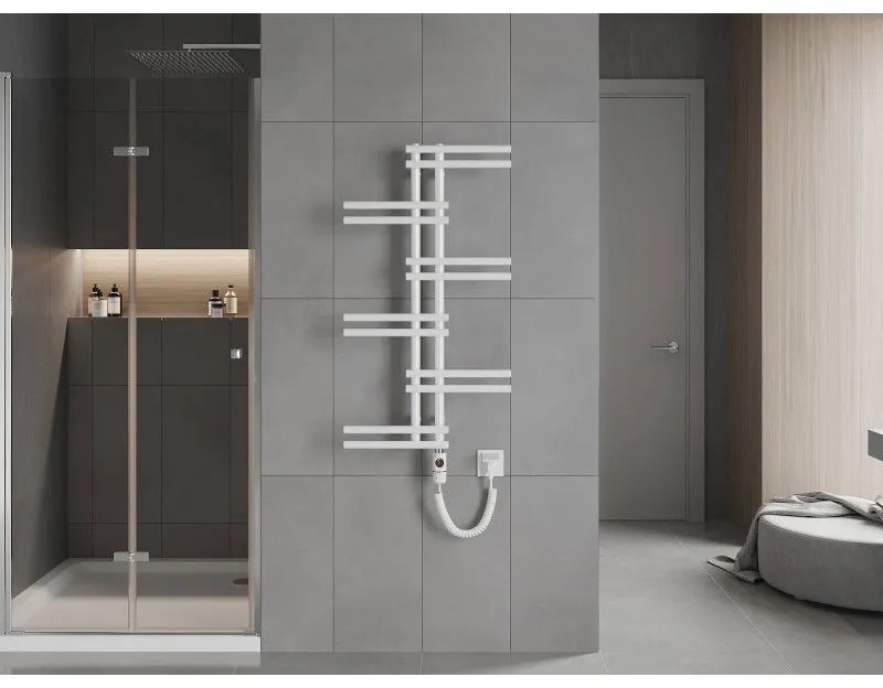 Mexen Jari, elektrické vykurovacie teleso 1005 x 550 mm, 300 W, biela, W115-1005-550-2300-20