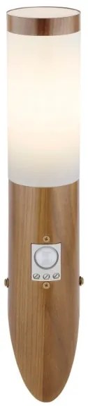 Globo 3157SW - Vonkajšie nástenné svietidlo so senzorom BOSTON 1xE27/15W/230V IP44