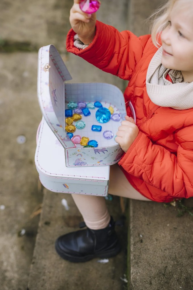 Bella Rose Detský kufrík Jednorožec – set 2 ks