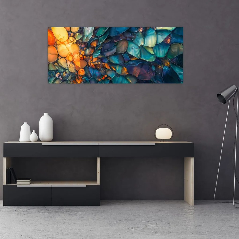 Obraz - Sklenená mozaika (120x50 cm)