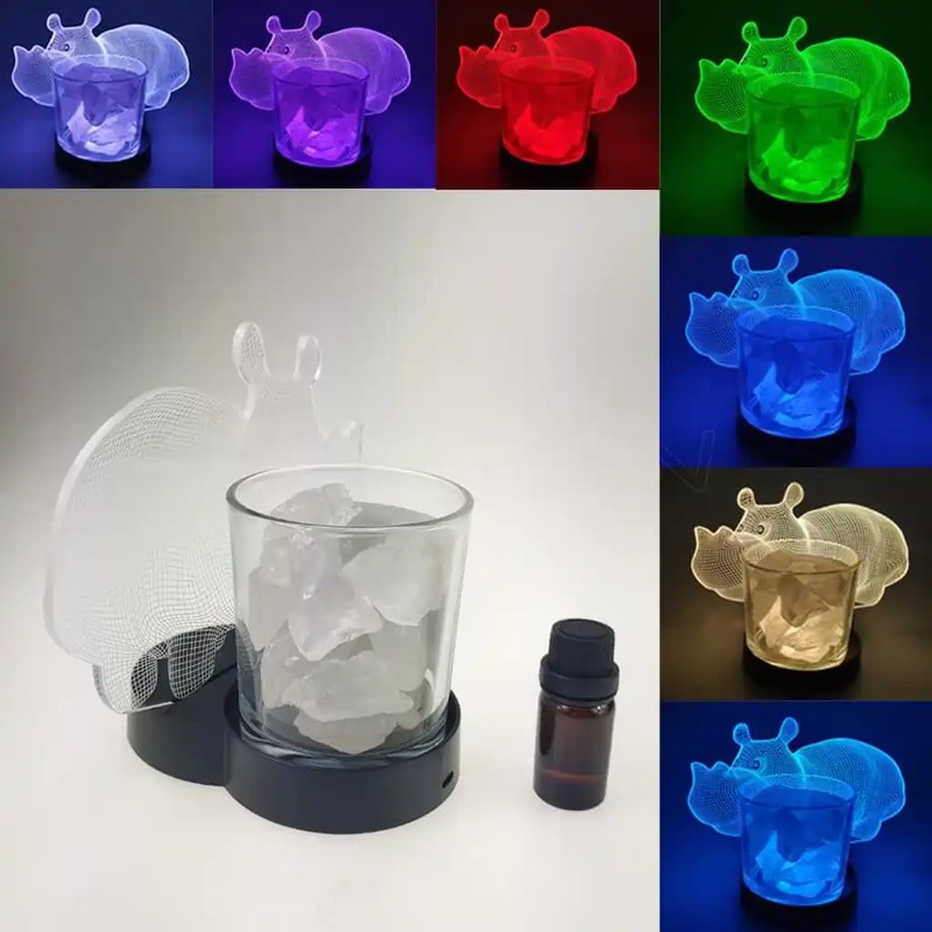 3Dmix 3DL-DFS085 – 3D LED nočná lampa - Smetiarske auto (Aroma)