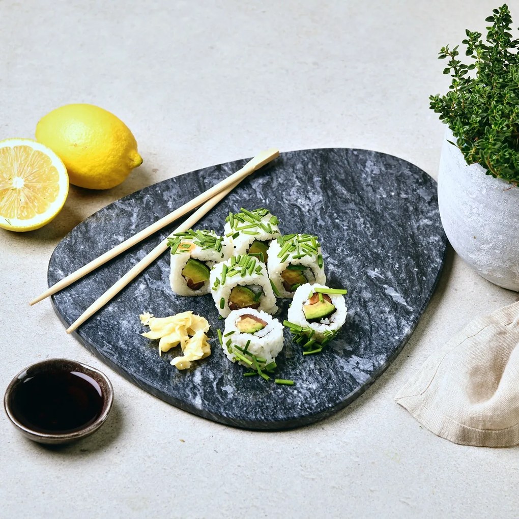 Mramorový servírovací podnos Marble, 25x25 cm