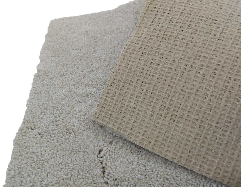 Koberec metráž Supersoft 250 béžový, na mieru s bordúrou, šíře 4m, béžová, ab (mriežka), obývacia izba, Tapibel