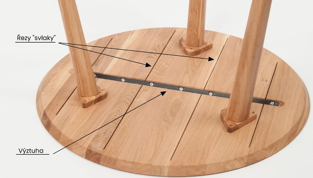 Stima Dubový stôl RING