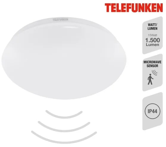 Telefunken 601206TF - LED Kúpeľňové stropné svietidlo LED/15W/230V pr. 28 cm