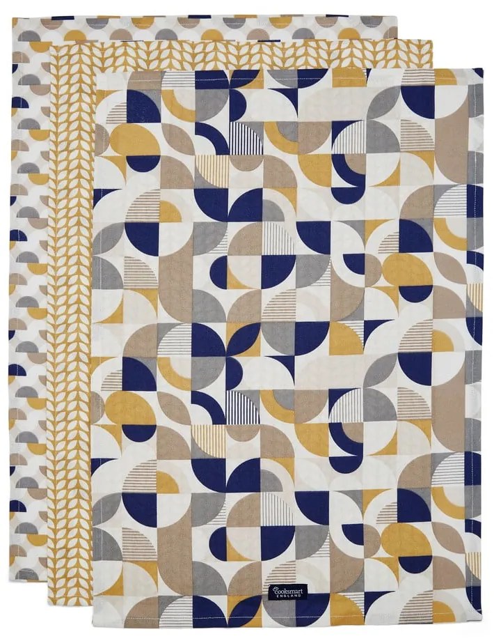 Bavlnené utierky v súprave 3 ks 45x65 cm Bauhaus - Cooksmart ®