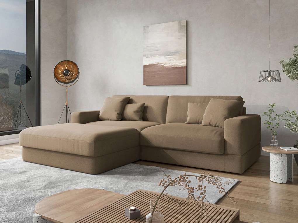 XXXLutz ROHOVÁ SEDAČKA, textil, hnedá Sit & More - Sedačky - 000144027404