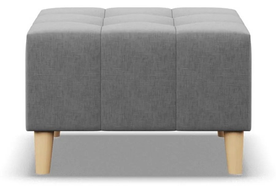 Veľká taburetka OSLO Sivá I