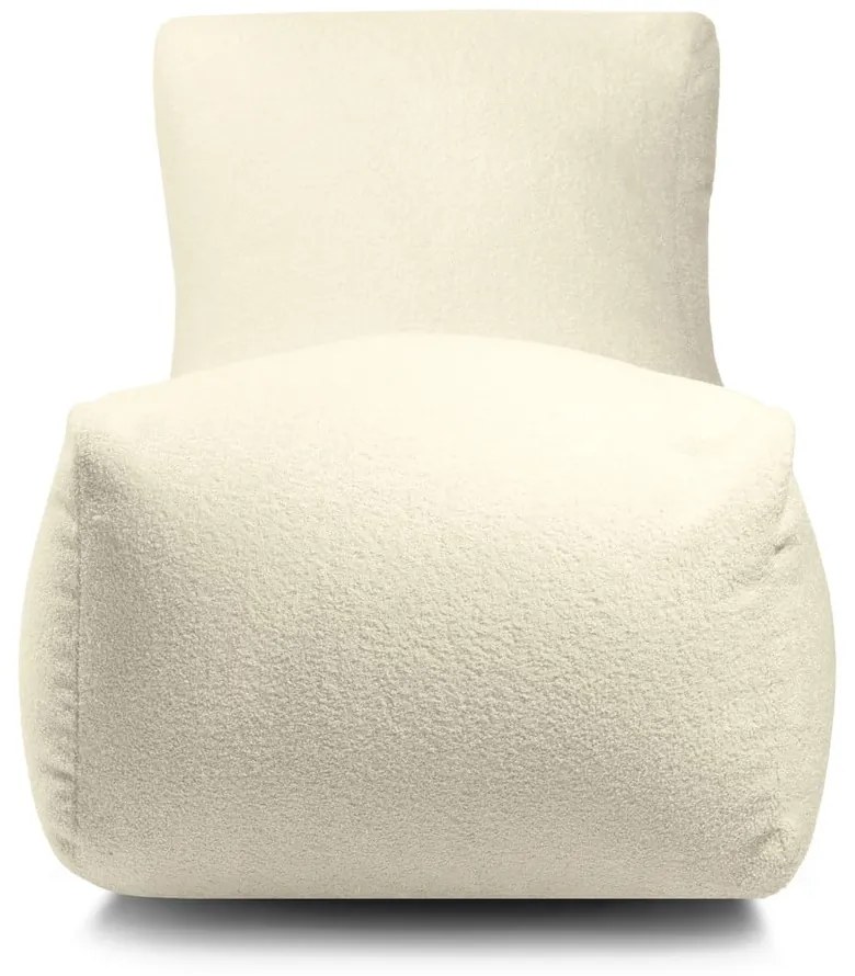 Svetlosivý sedací vak z textílie buklé Lounge – SLOWDOWN