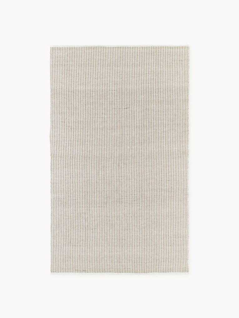 Ručne tkaný pruhovaný koberec do interiéru/exteriéru Turner