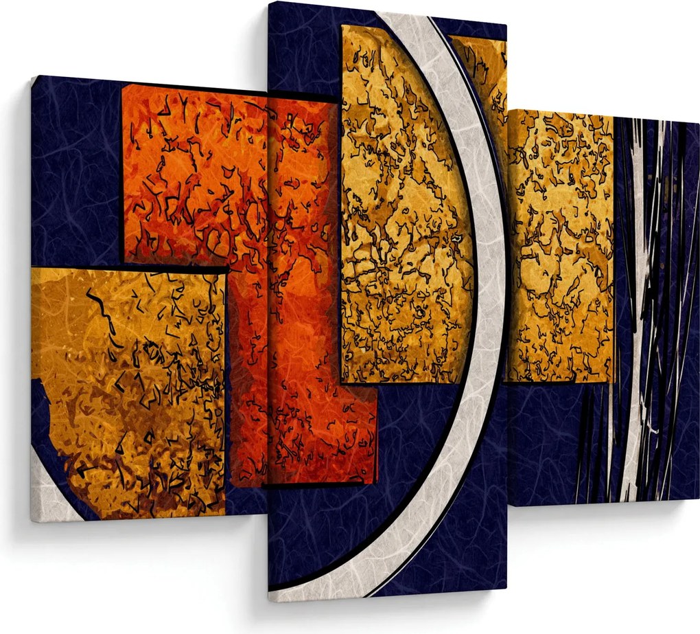 Obraz abstrakcie (90x60 cm)