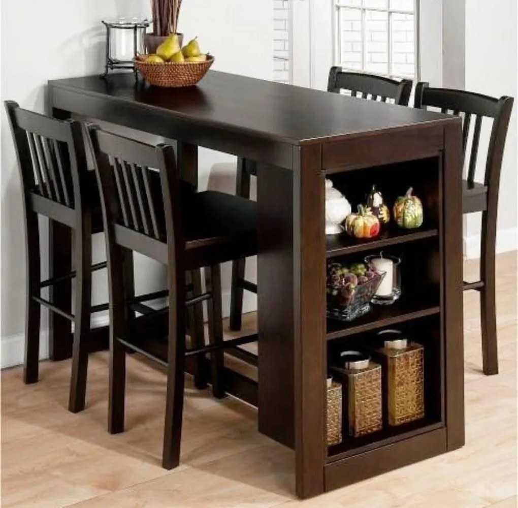 furniture-nabytek.cz - Barový stůl do kuchyně z palisandru 140x110x60