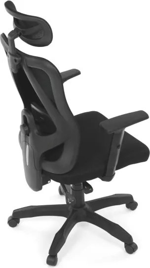 Kancelárska stolička čierna KA-R215 BK