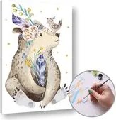 Maľovanie podľa čísel ZVIERACÍ KAMARÁTI – nízka náročnosť