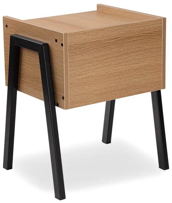 Nočný stolík SKIVE Modern Oak