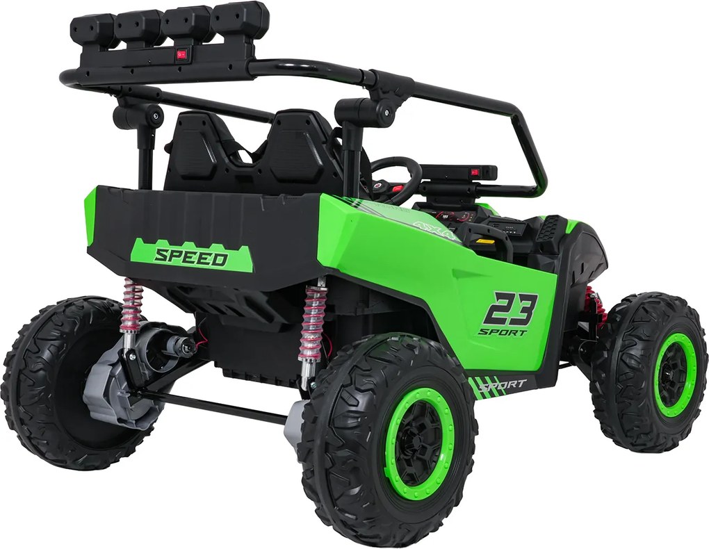 Ramiz Elektrická bugina TURBO 23 pre deti zelená