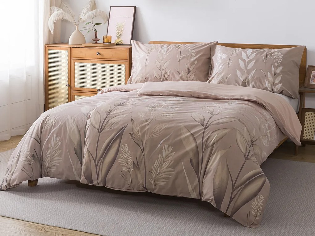 XPOSE® Bavlnené Renforcé obliečky KAMALA - béžové