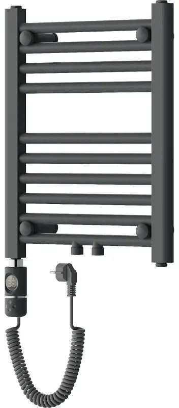 Mexen Mars, elektrické vykurovacie teleso 500 x 400 mm, 300 W, antracitová, W110-0500-400-2300-66